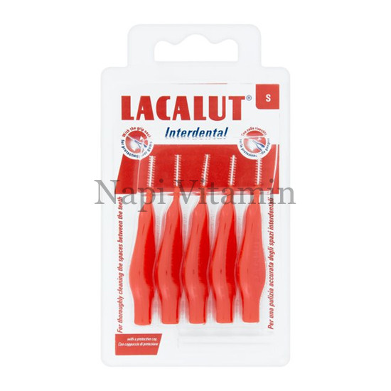 Lacalut Interdental fogköztisztító kefe védőkupakkal S 5x